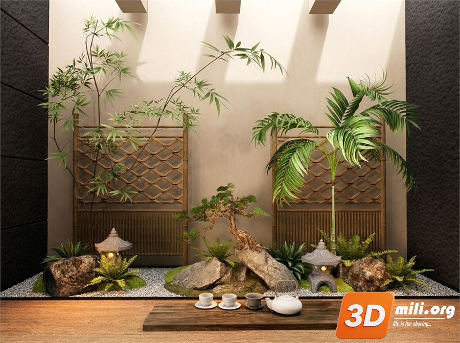 Mini Garden Skp Files 